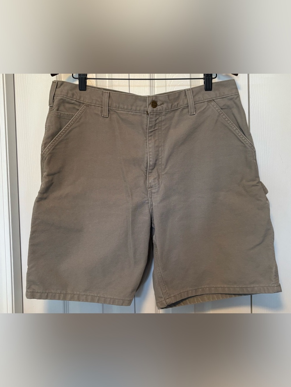 Carhartt B25 Desert Duck Canvas Carpenter Work Shorts Size 36